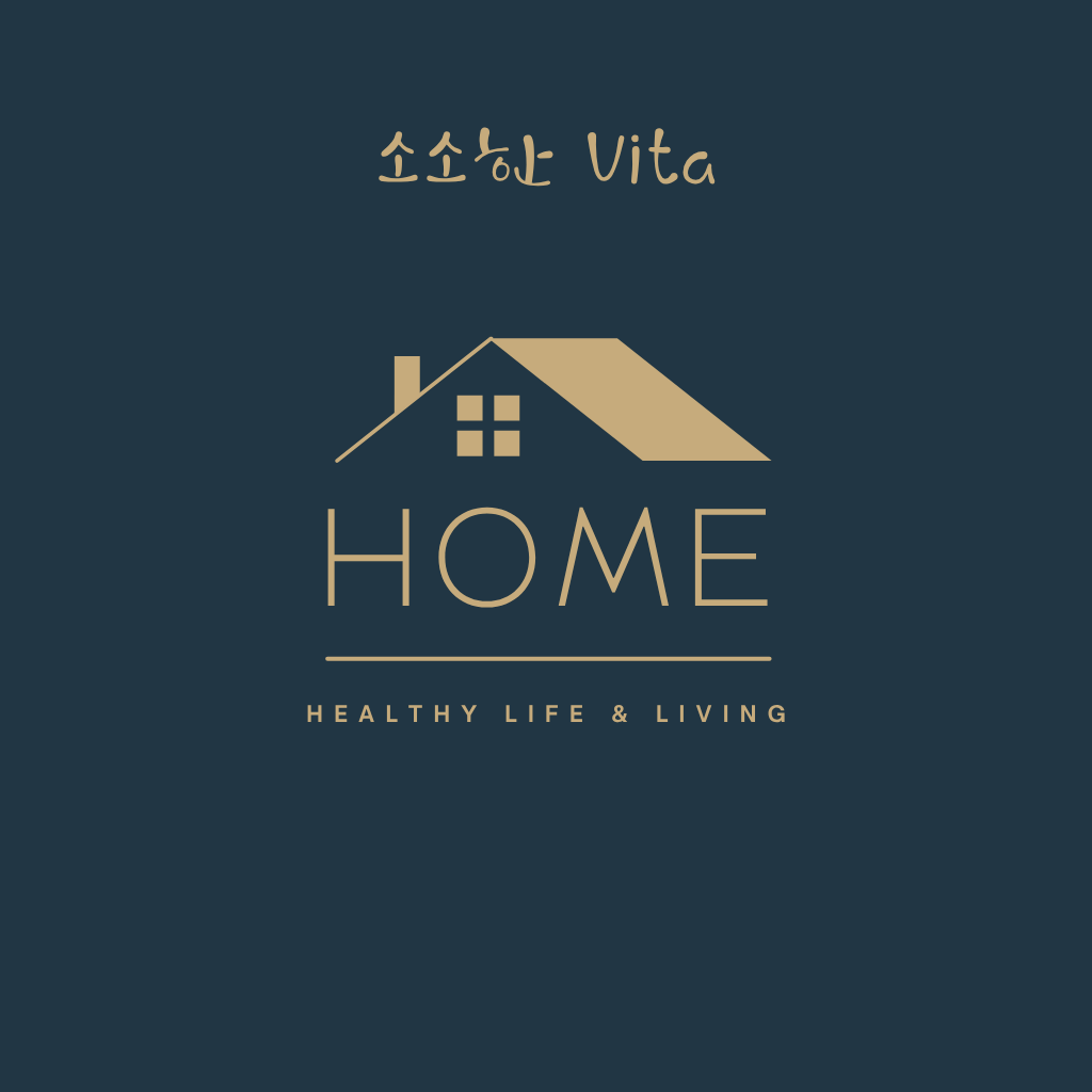 Healthy life & living 메인이미지로 집 모양 아래에 Home이라고 적혀있는 이미지